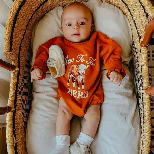 Baby Cow Print Bodysuit