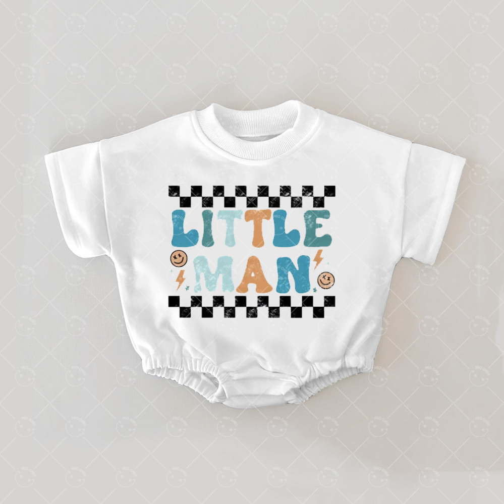 Baby Print Romper And Adult T-Shirt