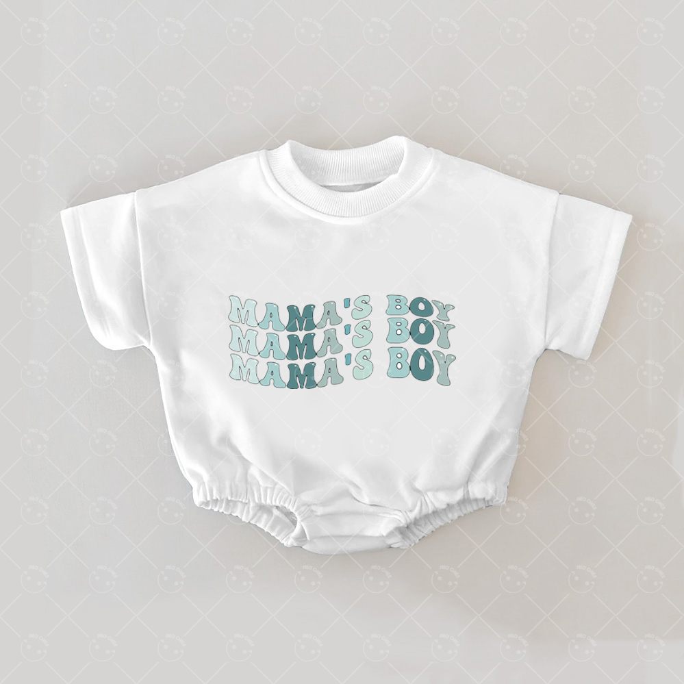 Baby Print Romper And Adult T-Shirt