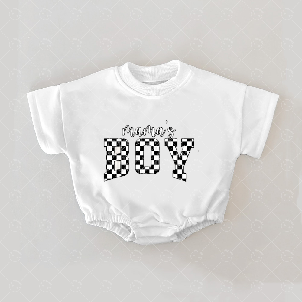 Baby Print Romper And Adult T-Shirt
