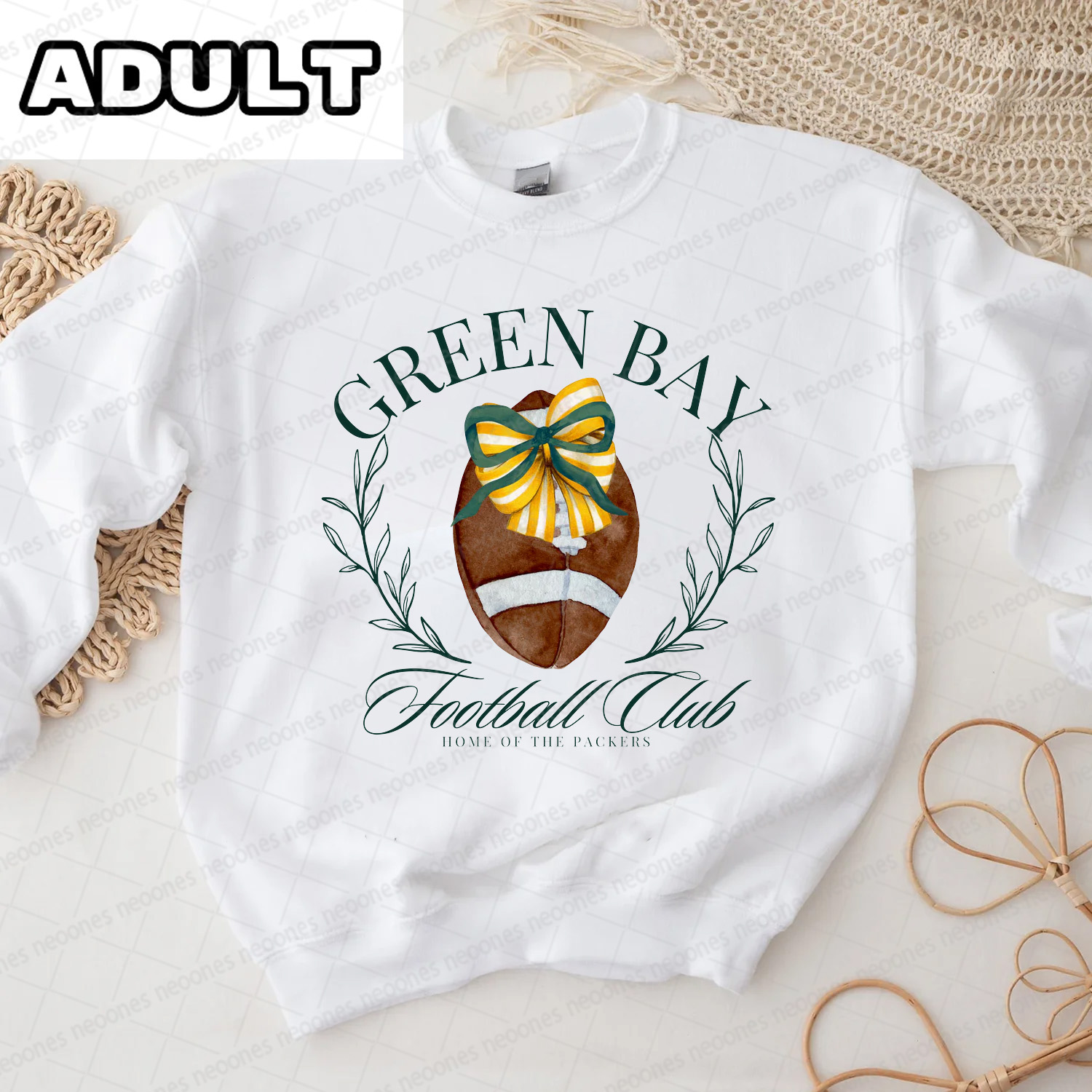 Baby  Football Romper And Matching Adult Hoodie