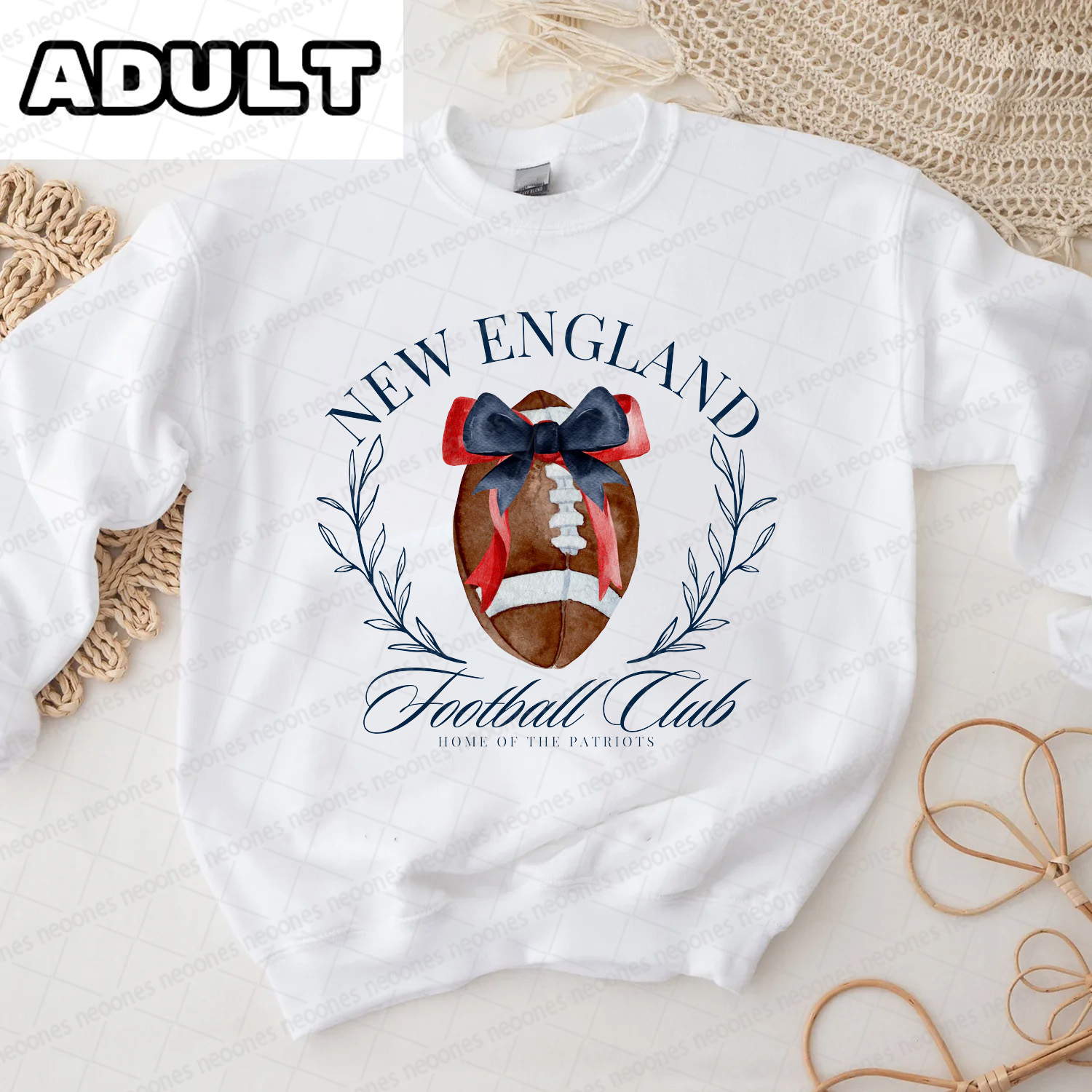 Baby  Football Romper And Matching Adult Hoodie
