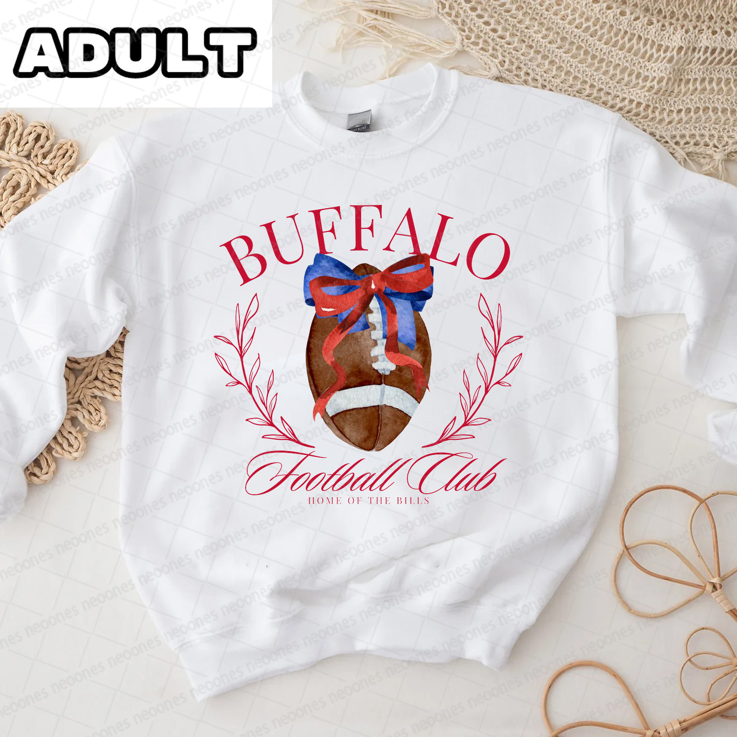 Baby  Football Romper And Matching Adult Hoodie
