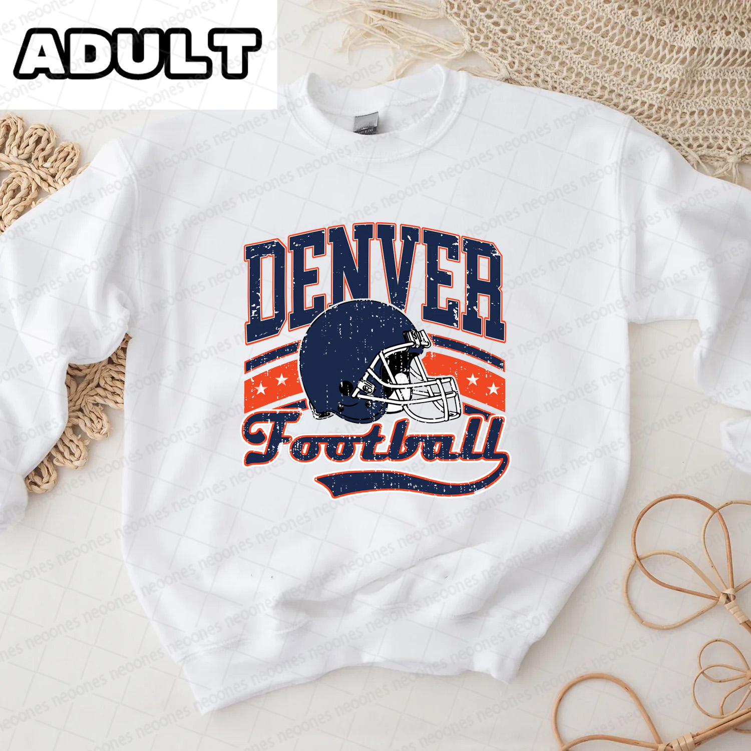 Baby  Football Romper And Matching Adult Hoodie