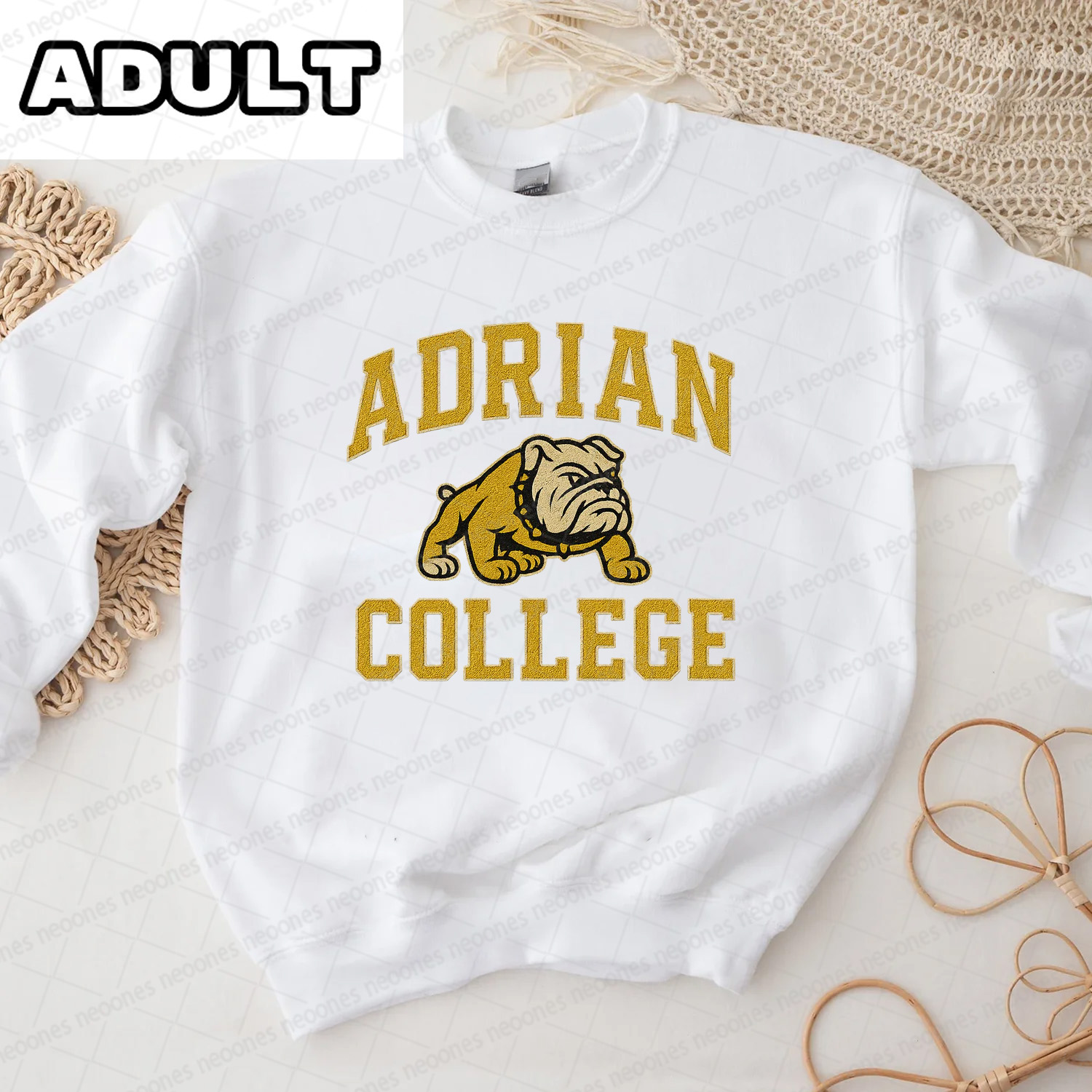Baby adrian college Foot Ball Romper And Matching Adult Hoodie
