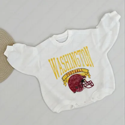 Baby  Football Romper And Matching Adult Hoodie