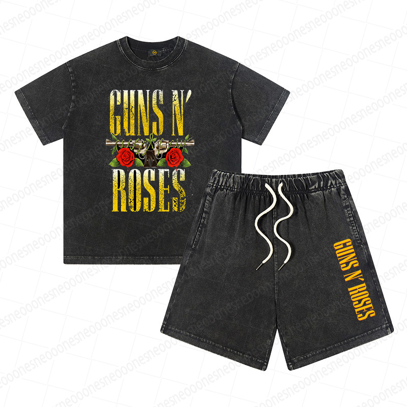 Kid's  Band Print Outfit