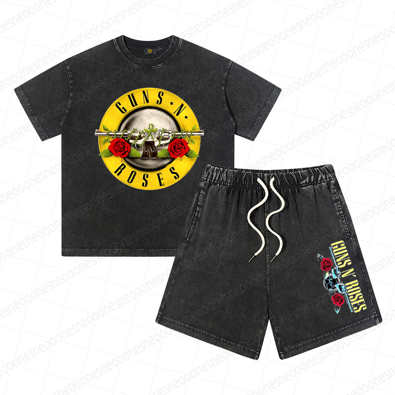Kid's  Band Print Outfit