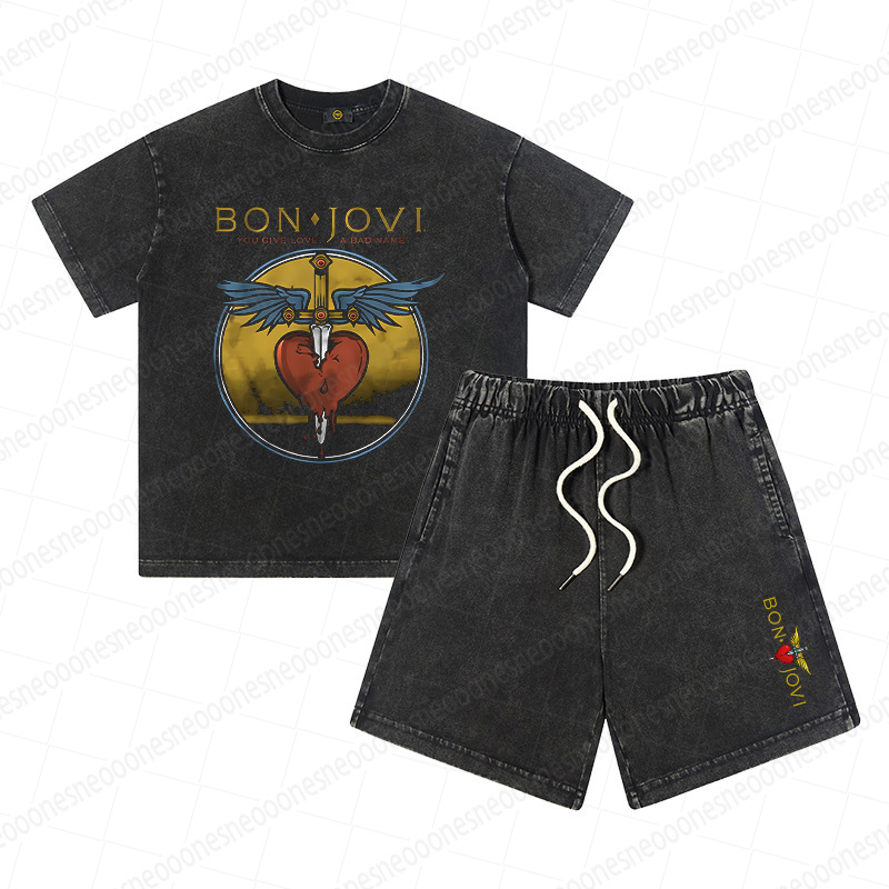 Kid's  Band Print Outfit