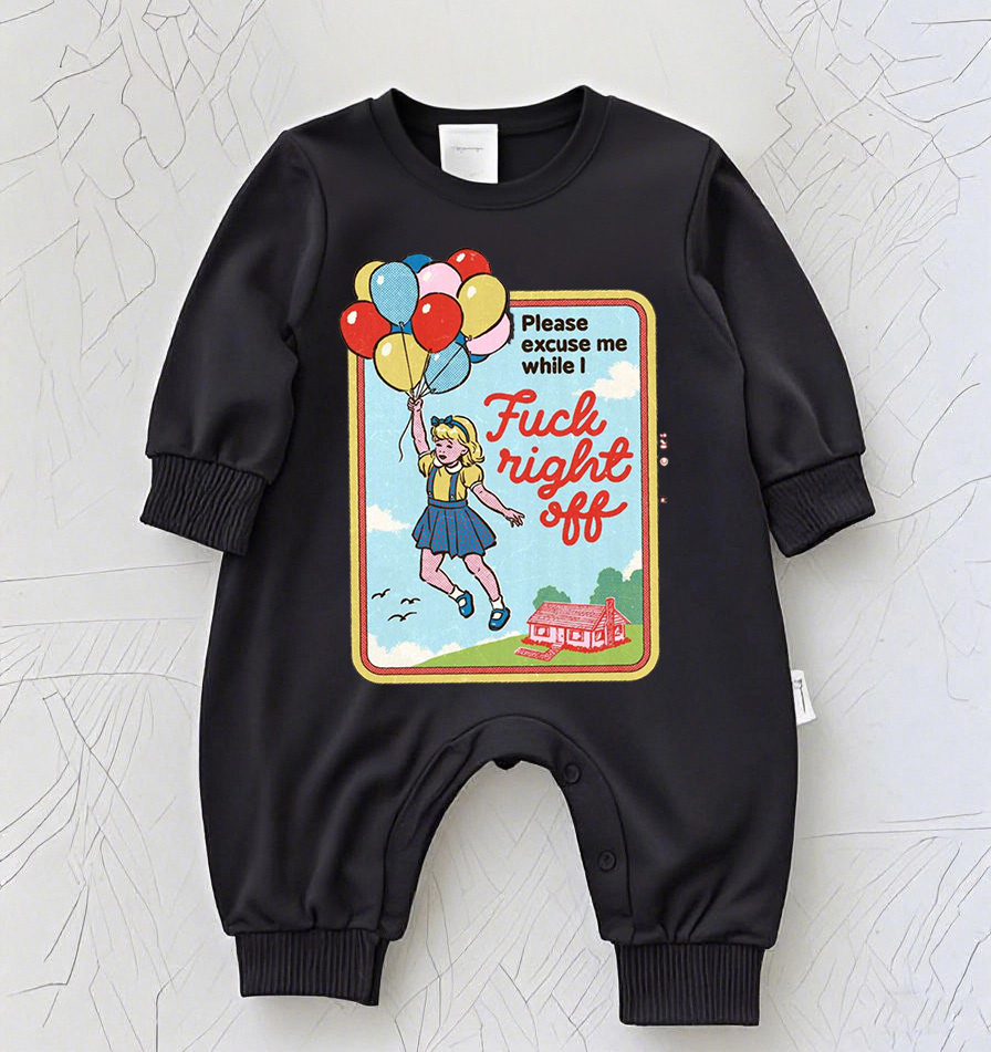 Baby Rock Band Graphic Romper – Vintage Music Tour Inspired Bodysuit