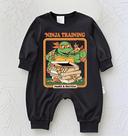 Baby Rock Band Graphic Romper – Vintage Music Tour Inspired Bodysuit
