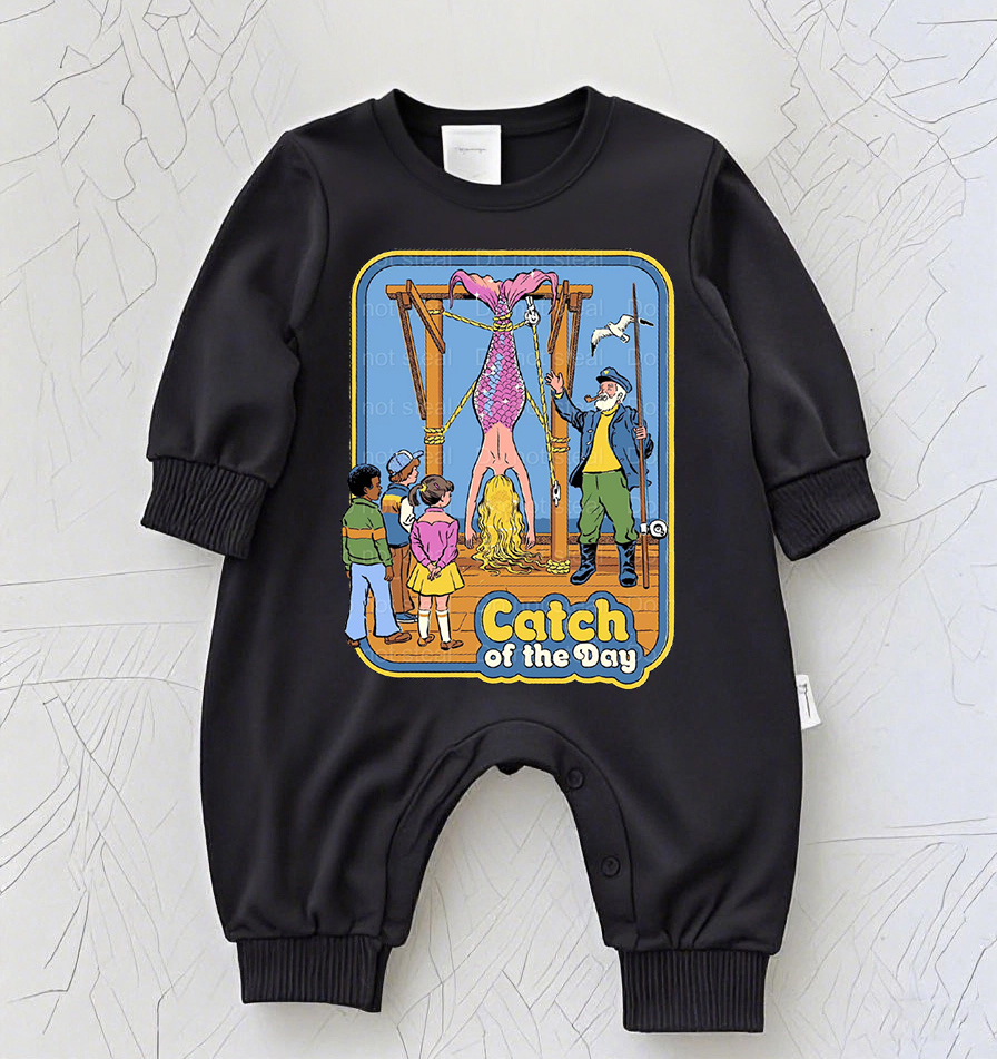 Baby Rock Band Graphic Romper – Vintage Music Tour Inspired Bodysuit
