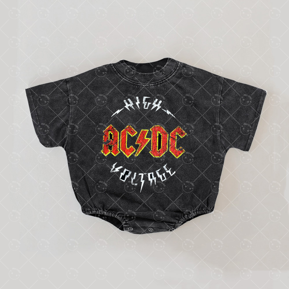 Baby Print Romper And Adult T-Shirt