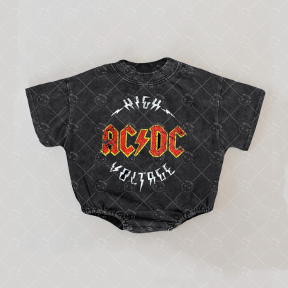 Baby Print Romper And Adult T-Shirt