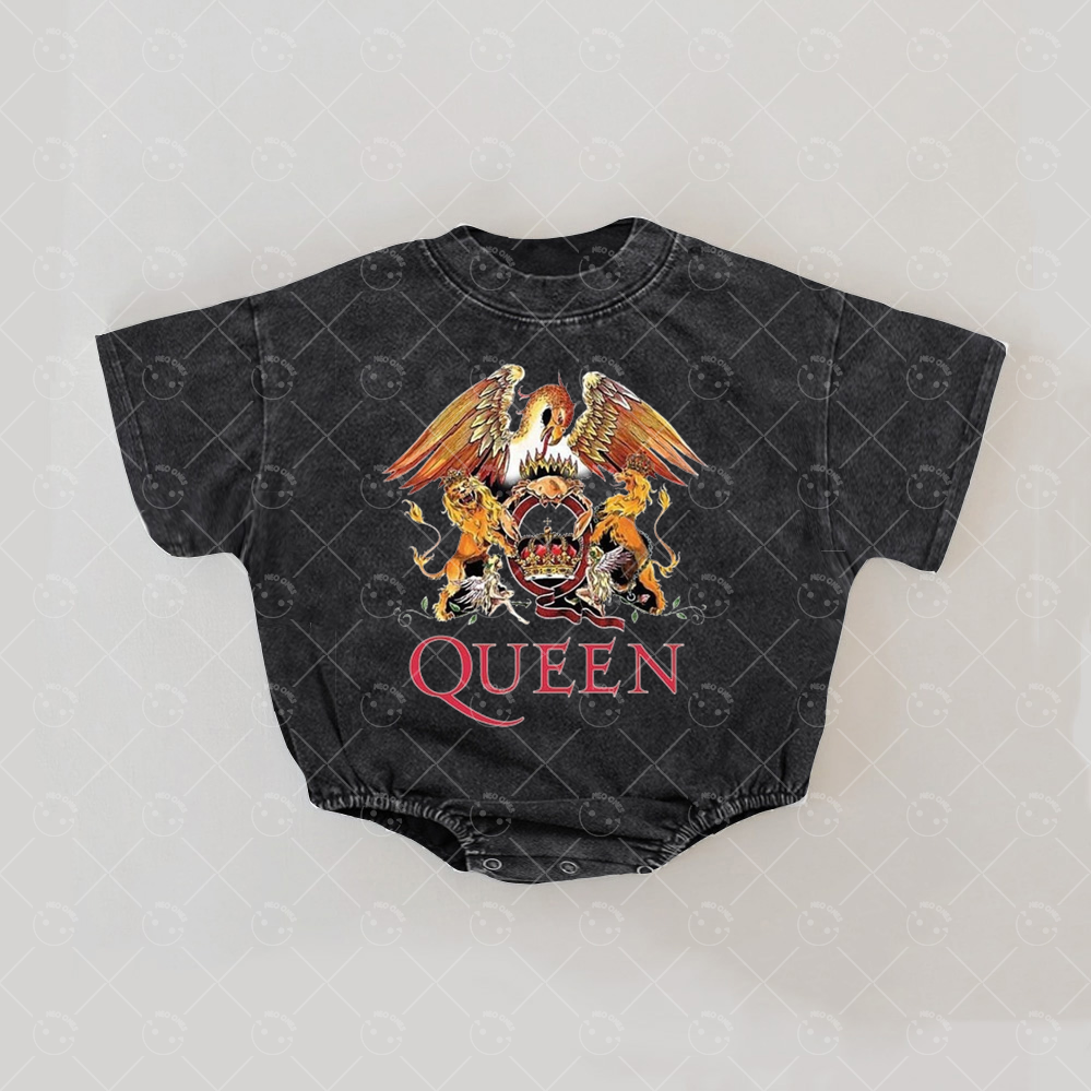 Baby Print Romper And Adult T-Shirt