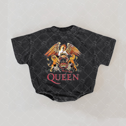 Baby Print Romper And Adult T-Shirt