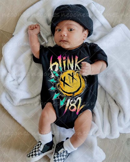Baby Blink Print Bodysuit