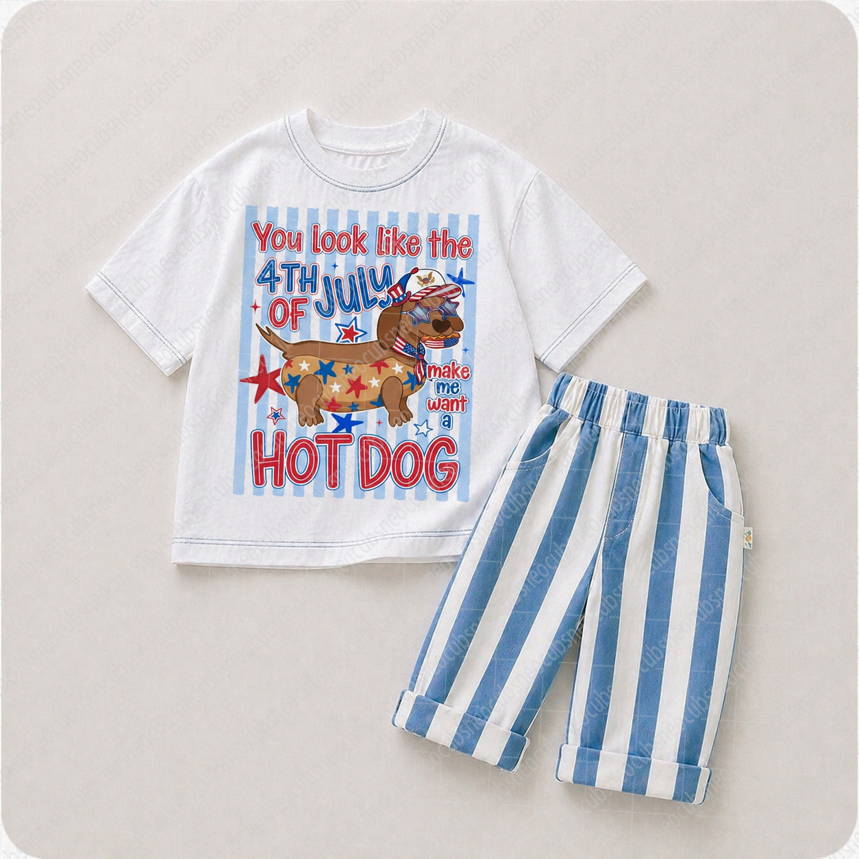 2-piece Baby Independence Day Set