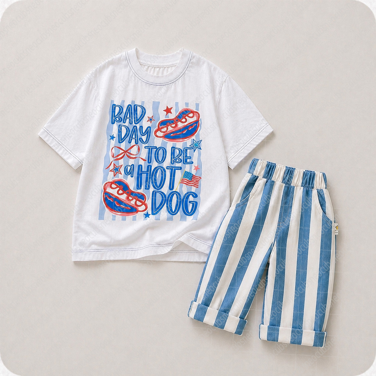 2-piece Baby Independence Day Set