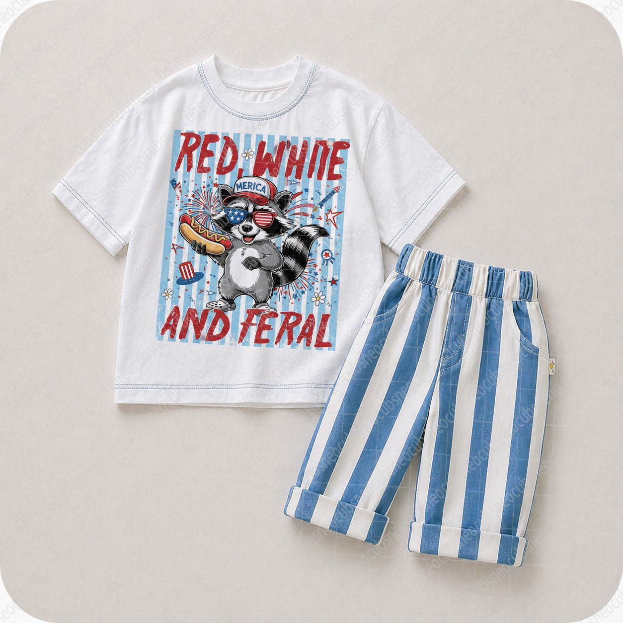 2-piece Baby Independence Day Set