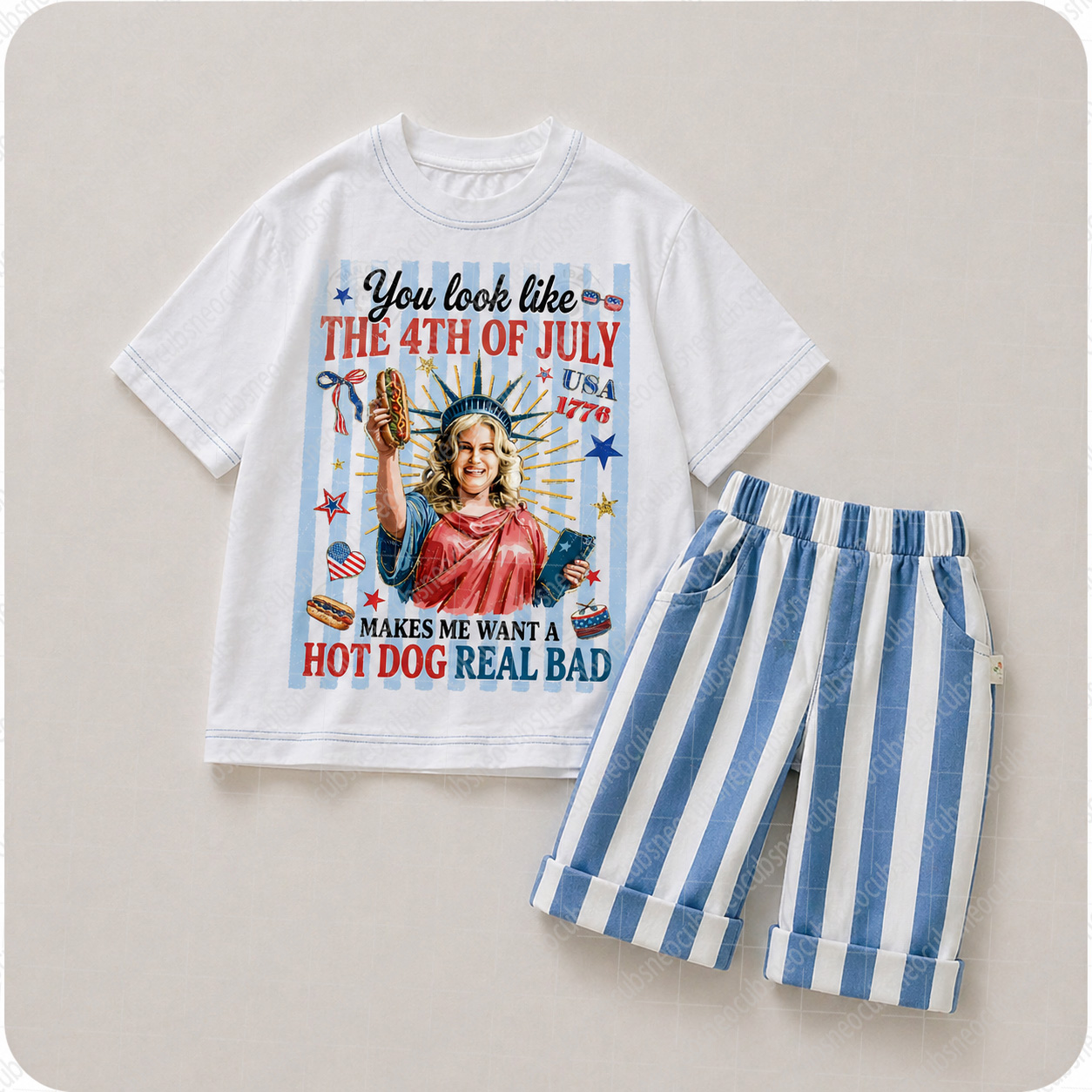 2-piece Baby Independence Day Set