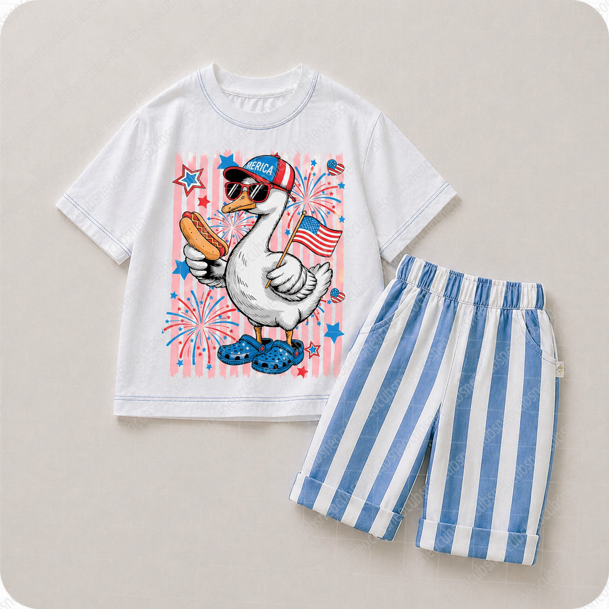 2-piece Baby Independence Day Set