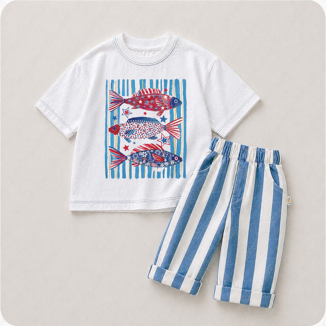 2-piece Baby Independence Day Set