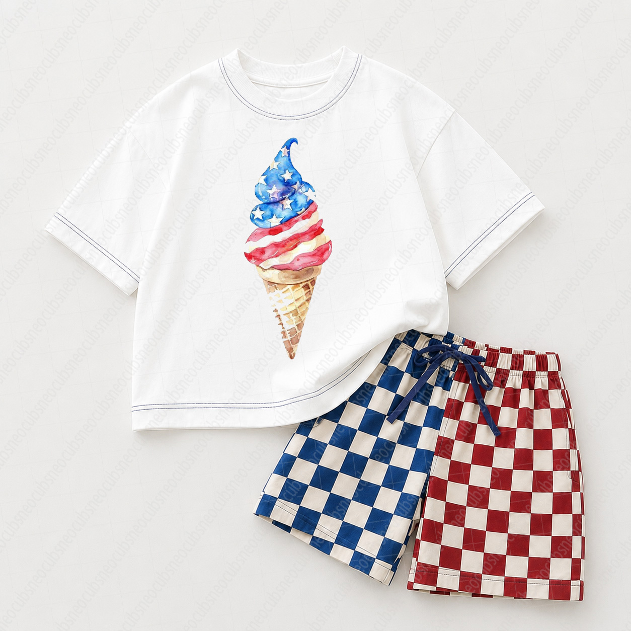 2-piece Baby Independence Day Set