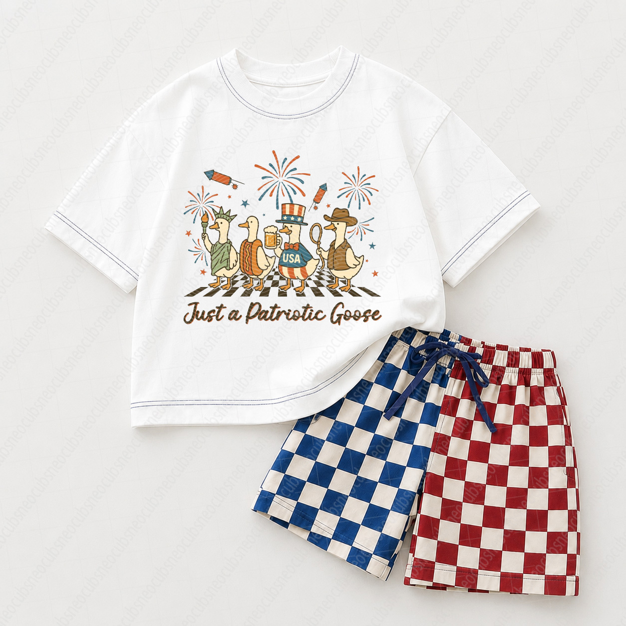 2-piece Baby Independence Day Set