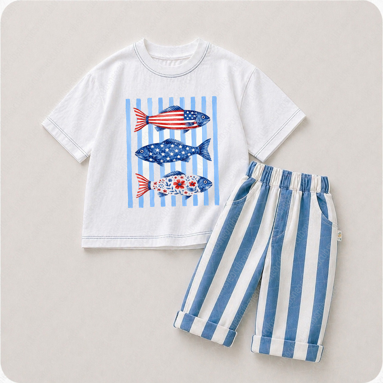 2-piece Baby Independence Day Set