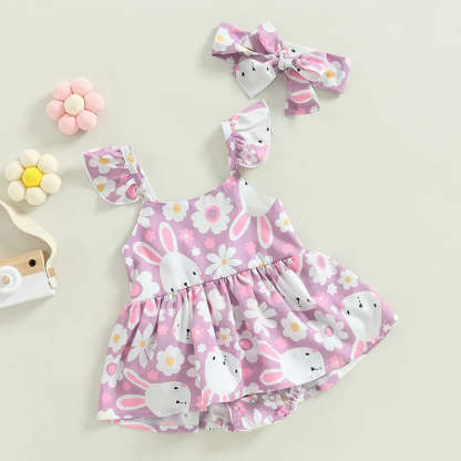 Baby sleeveless easter day Bodysuit