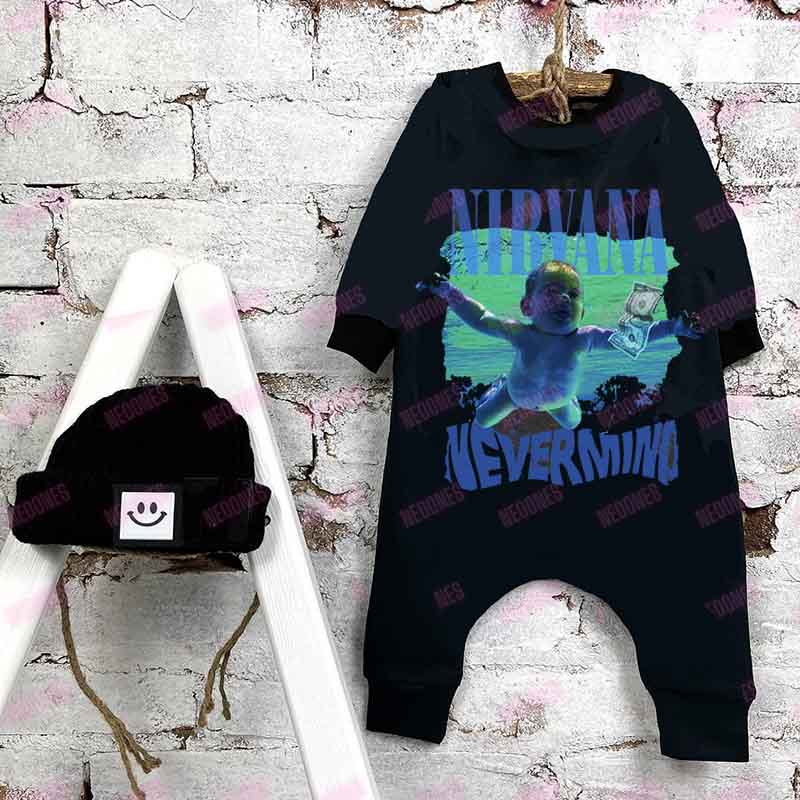 Baby Print Romper and Adult Tee