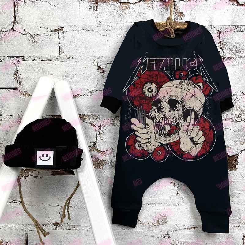 Baby Print Romper and Adult Tee