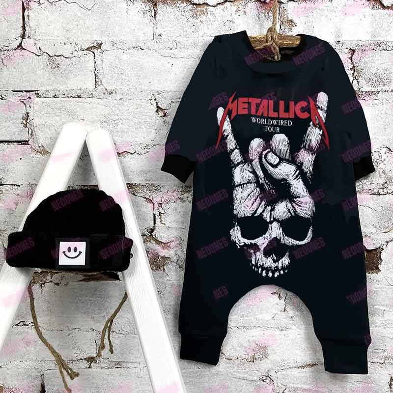 Baby Print Romper and Adult Tee