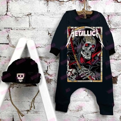 Baby Print Romper and Adult Tee