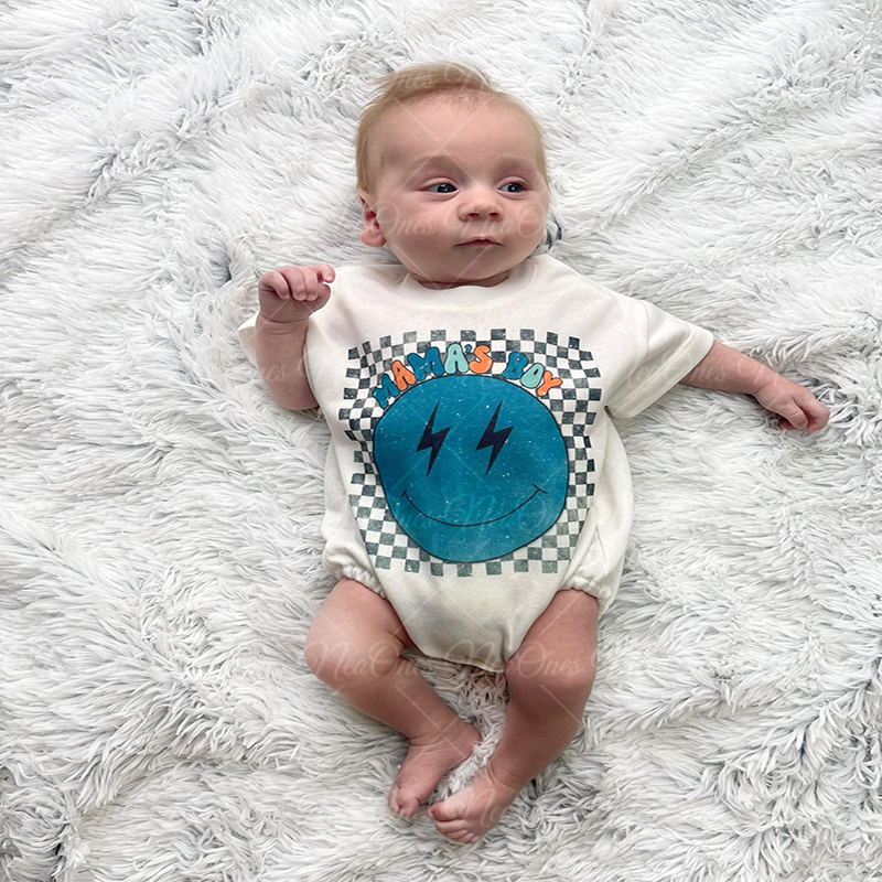 Baby MAMA‘S BOY Print Bodysuit