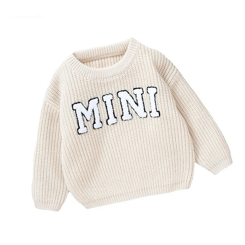 Hot Sale Autumn And Winter New Baby Knitted Towel Embroidered
