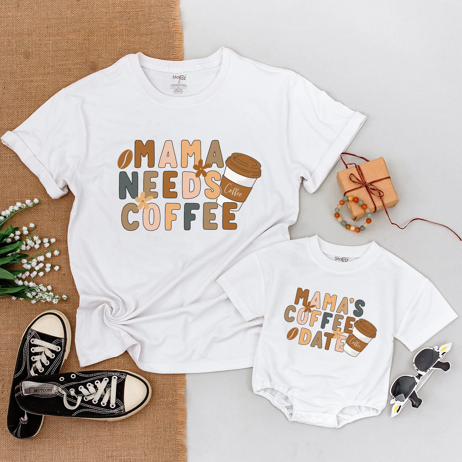 Mamas Coffee Date Matching Outfit