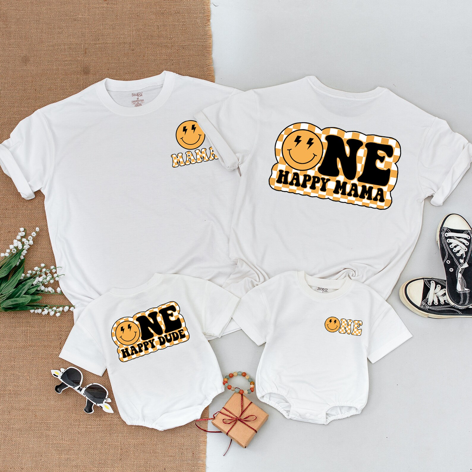 One Happy Dude Birthday Matching Outfit