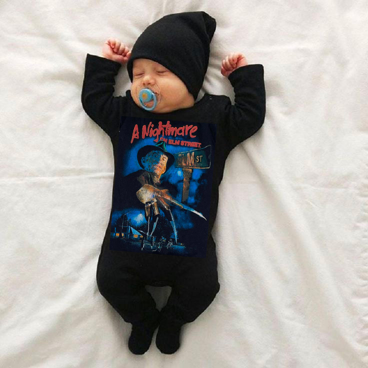 Baby Halloween A Nightmare On Elm Street Romper