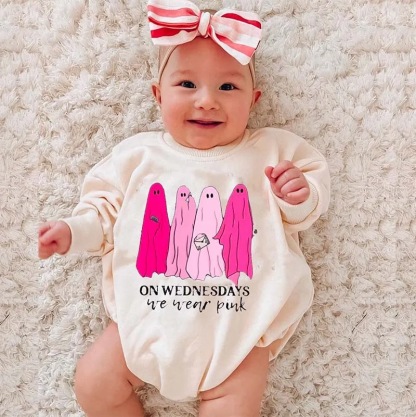 On Wednesdays We Wear Pink Romper
