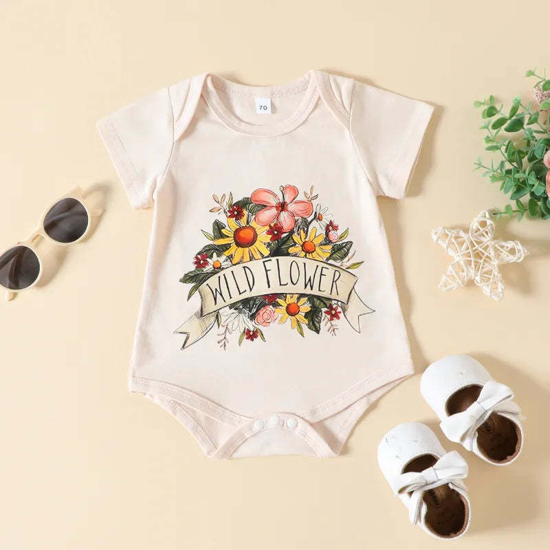 Baby Girl Wild Flower Set