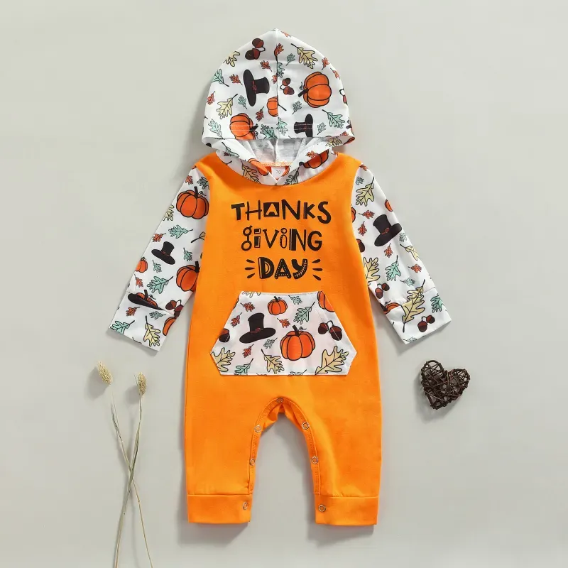Baby Boy Thanksgiving Romper