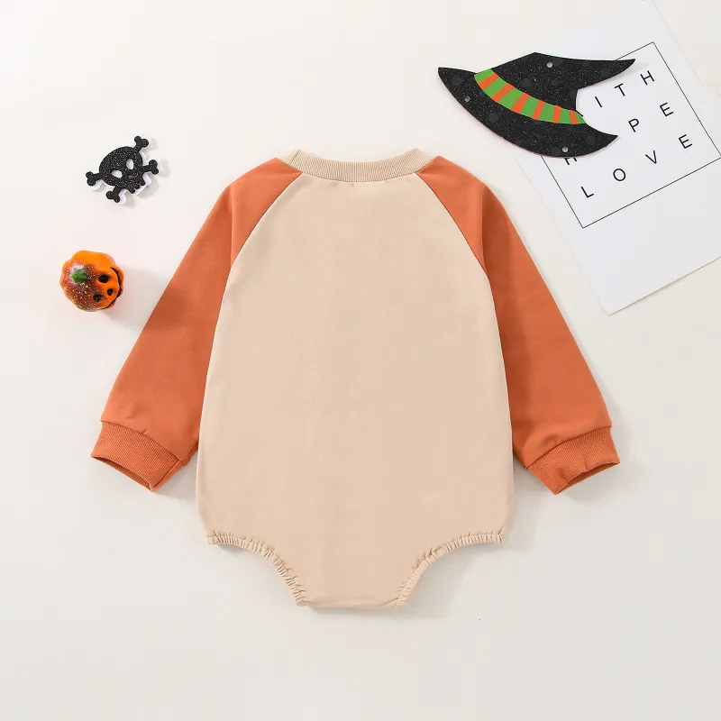 Baby Halloween Print Romper