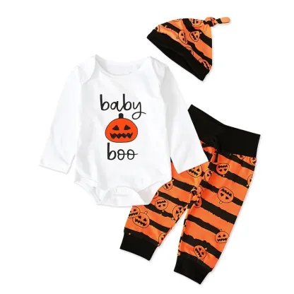 Baby Halloween Print Romper