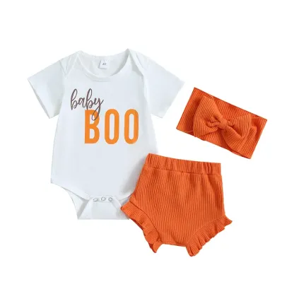 3-Piece Baby Boo Halloween Suit