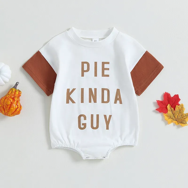 PIE KINDA GUA Print Romper