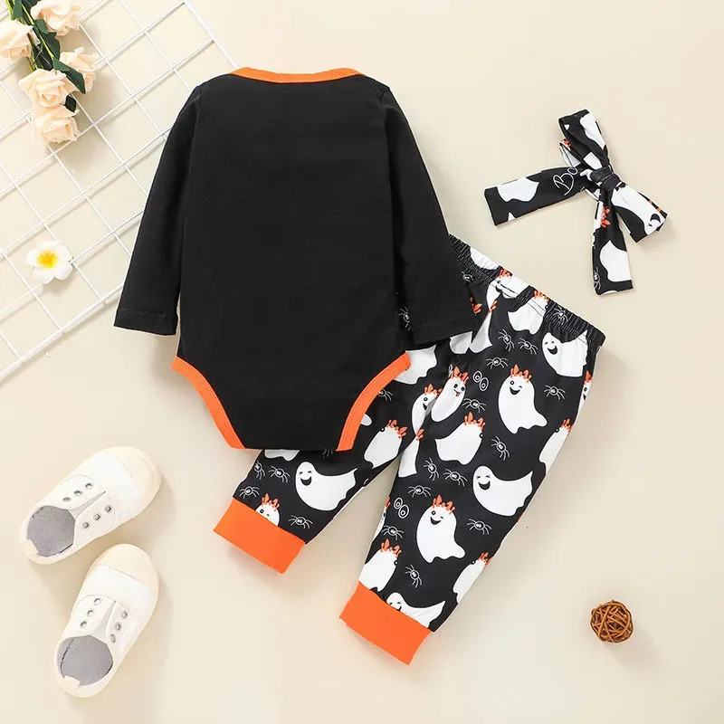Baby Halloween Print Suit