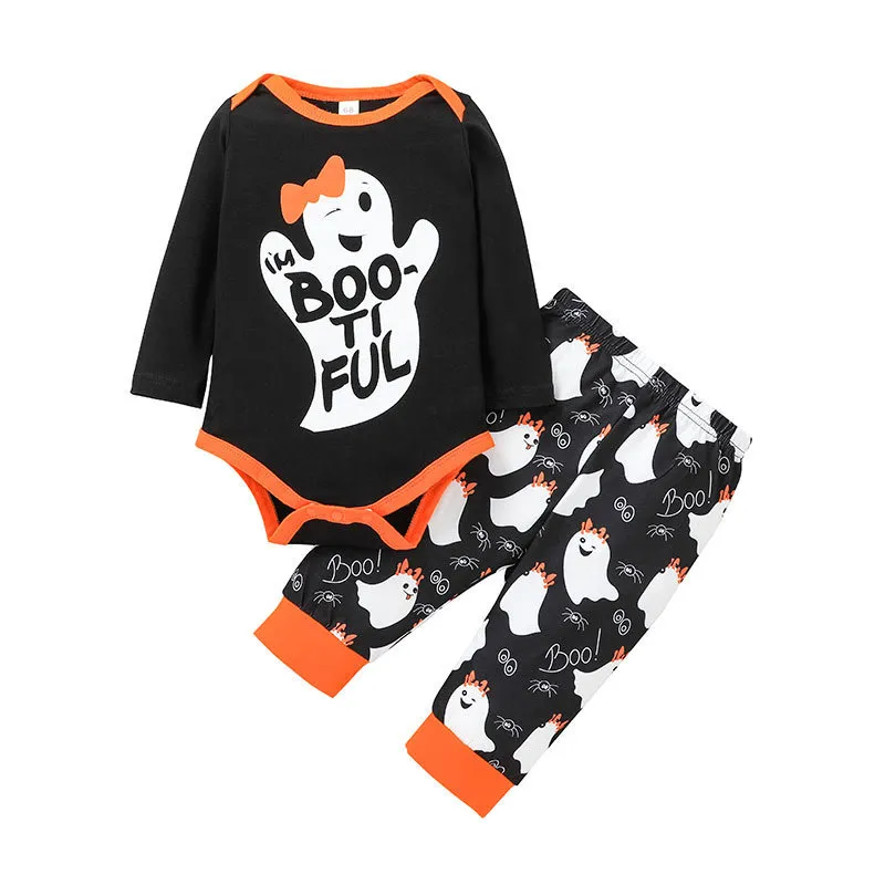 Baby Halloween Print Suit