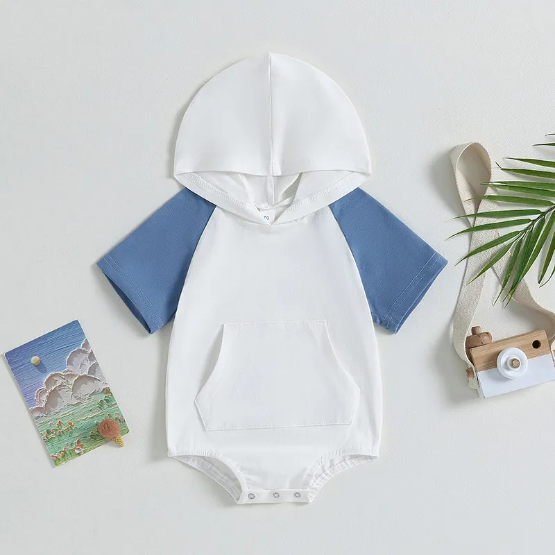 Baby Summer Hoodie Romper